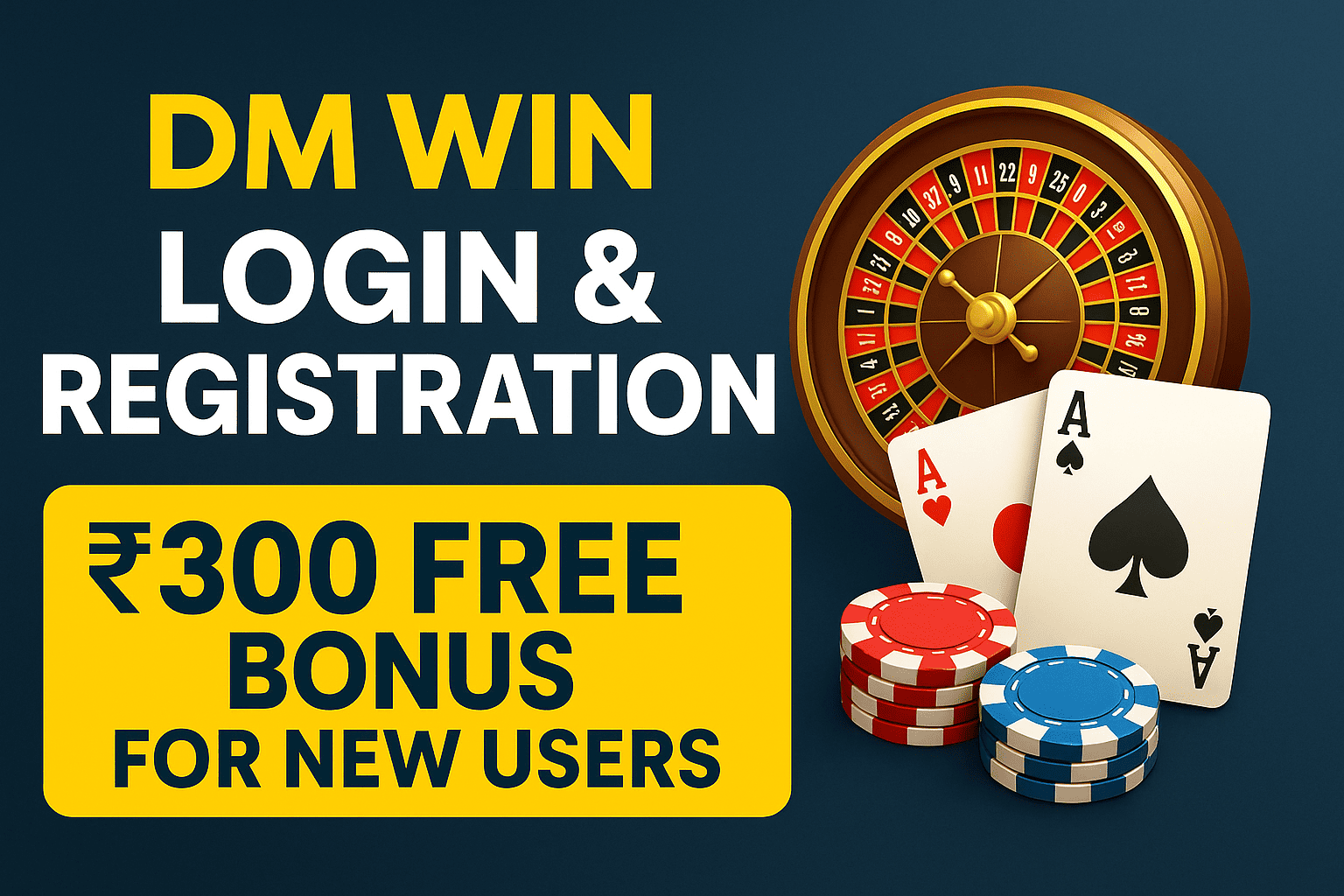 DM Win Login & Registration – ₹300 Free Bonus for New Users